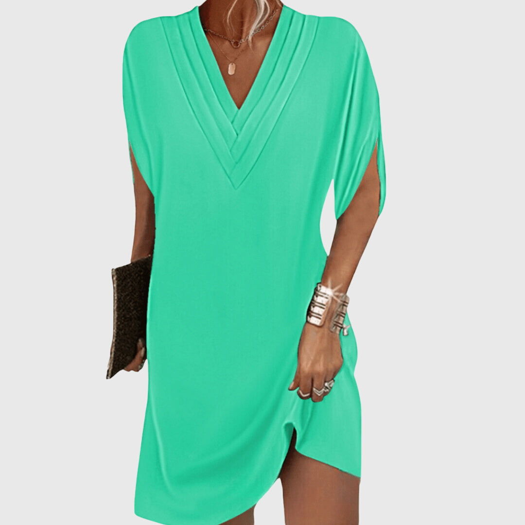 Women's V-Neck Mini Dress