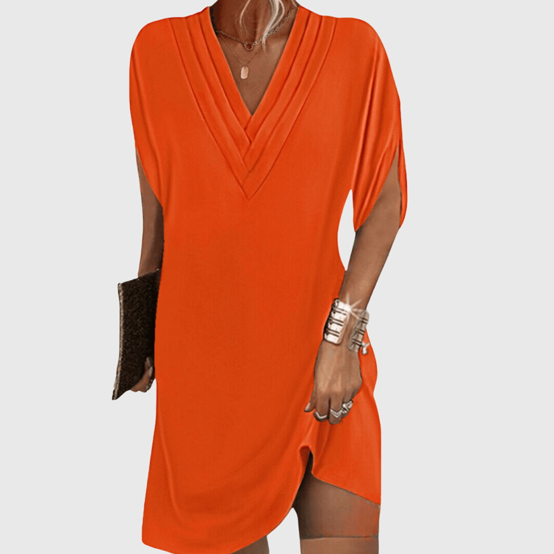 Women's V-Neck Mini Dress