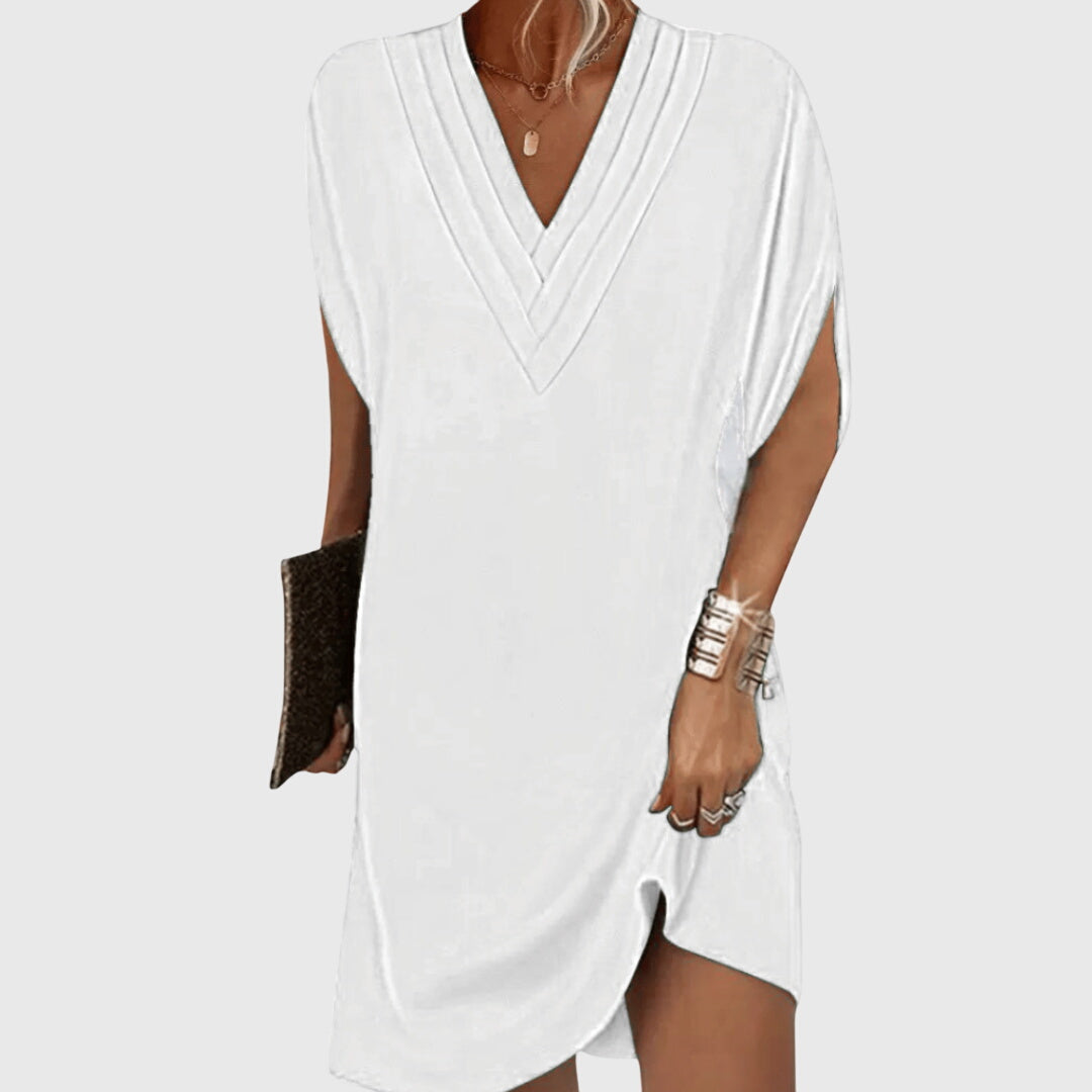 Women's V-Neck Mini Dress