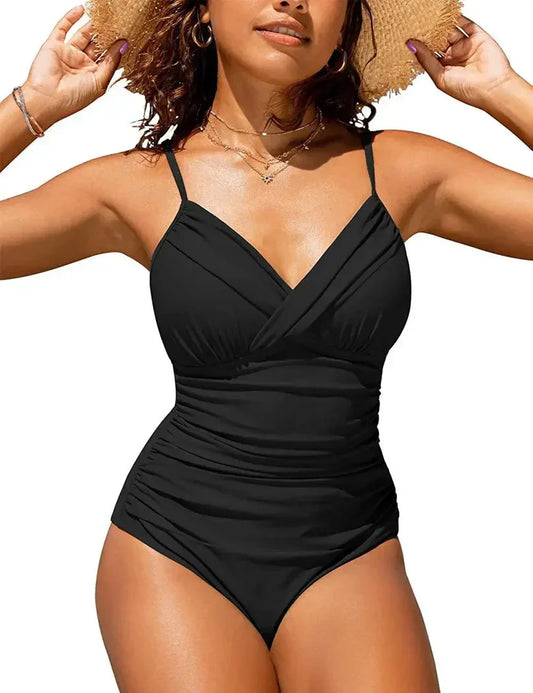 Women's V-Neck Push-Up Swimsuit