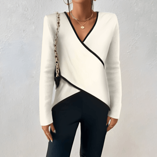 Women's V-Neck Wrap Sweater