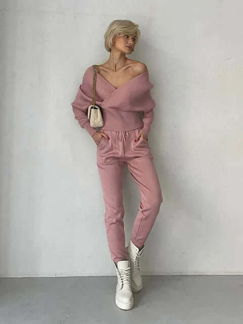 Women's V-Neck Wrap Sweater