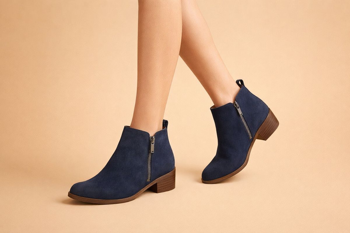 Women's Vintage-Inspired Ankle Boots with Comfort and Support – Elegant Summer Design