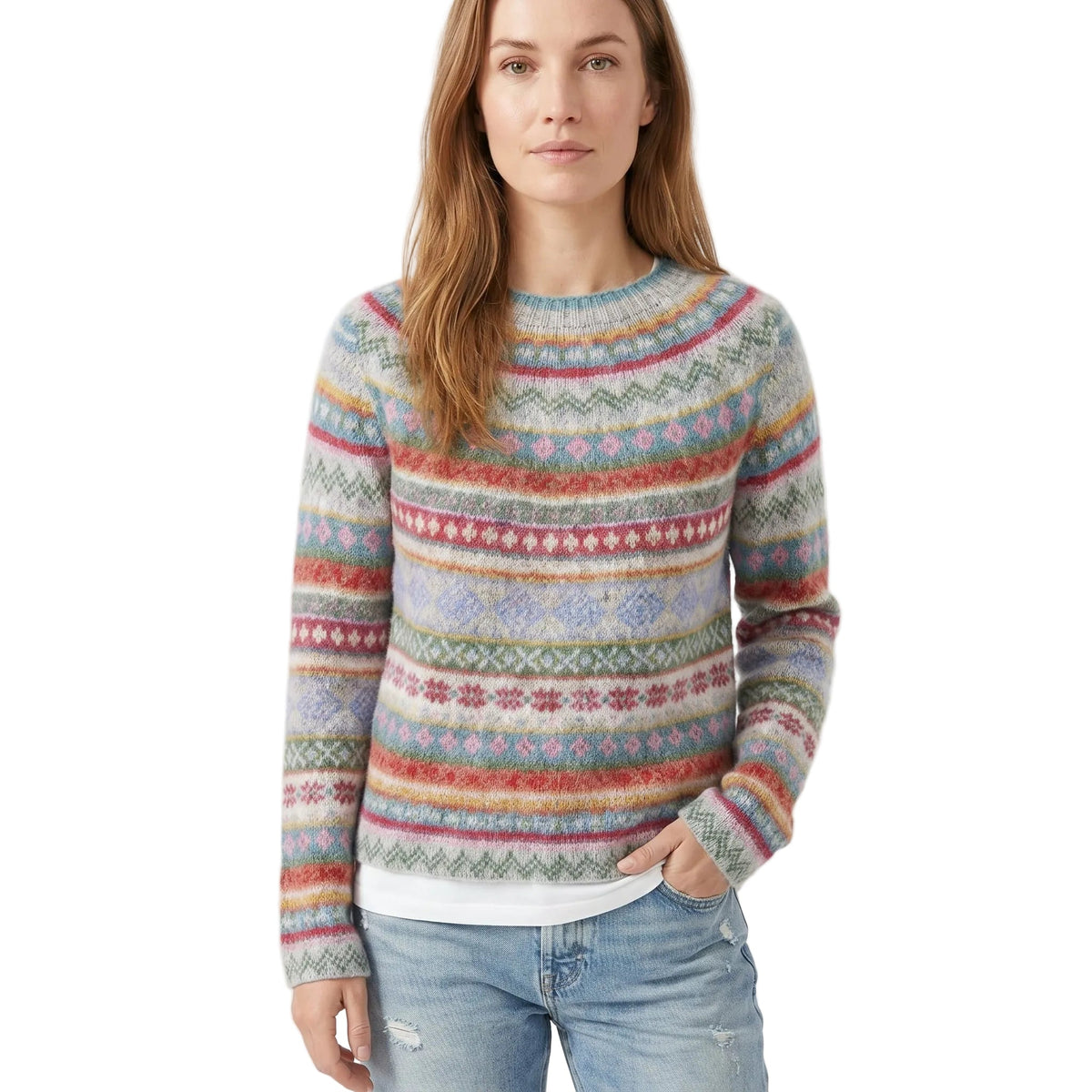 Women's Vintage Sweater with Retro Design
