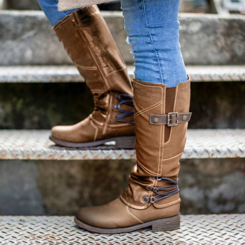 Women's Vintage Zip Boots