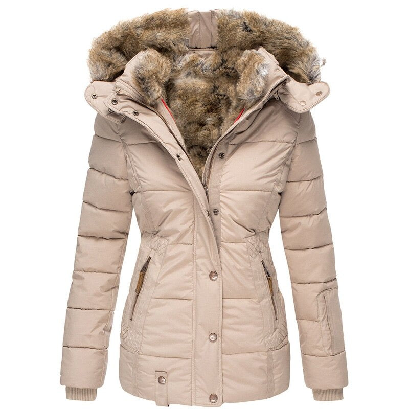 Women's Warm Waterproof Insulated Winter Coat