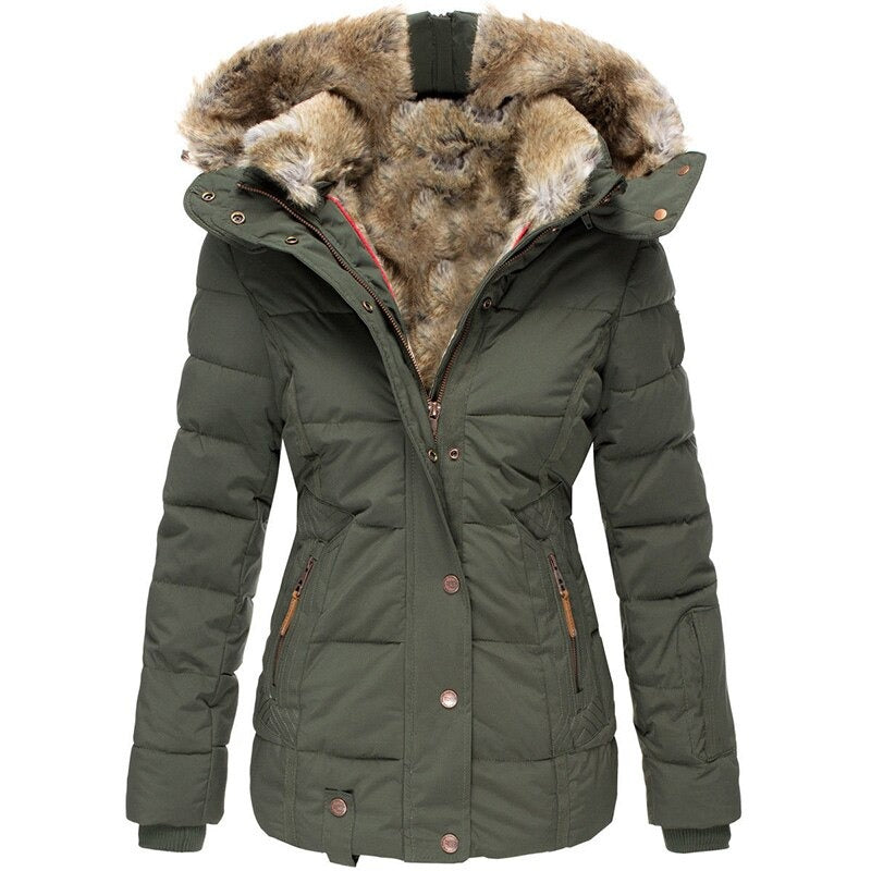 Women's Warm Waterproof Insulated Winter Coat