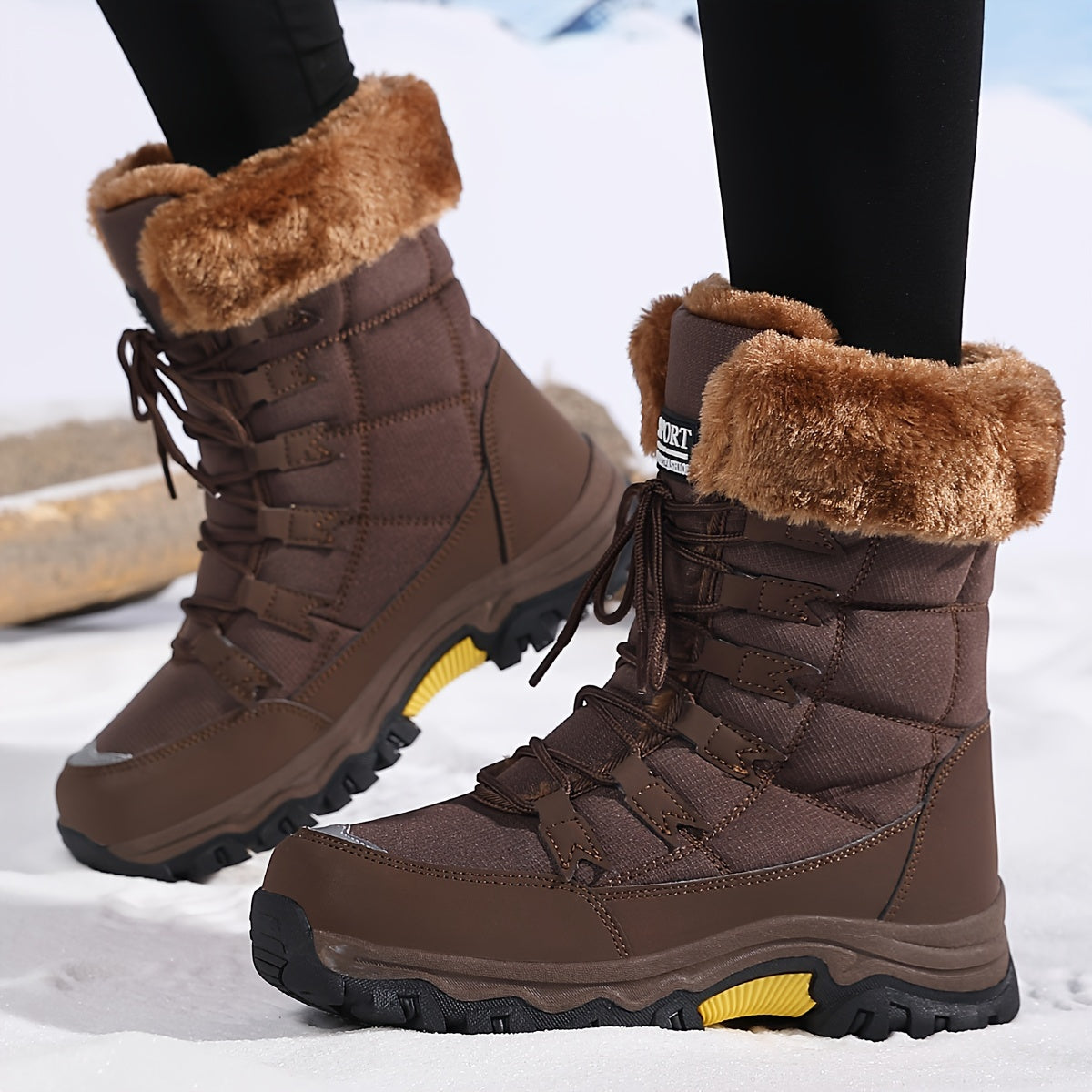 Women's Warm Winter Boots - Comfortable and Stylish for Cold Days