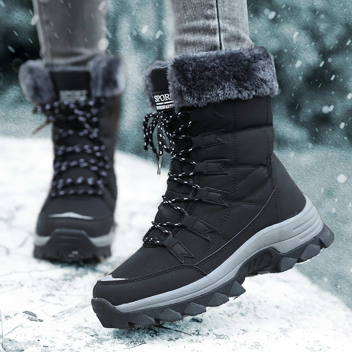 Women's Warm Winter Boots - Comfortable and Stylish for Cold Days