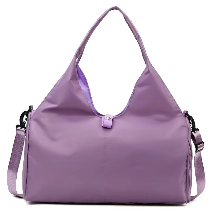 Women's Waterproof Gym and Travel Duffel Bag with Shoe Compartment