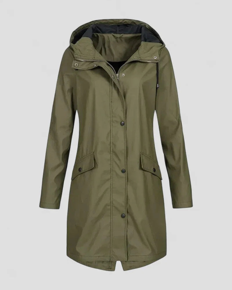 Women's Waterproof Hooded Rain Jacket