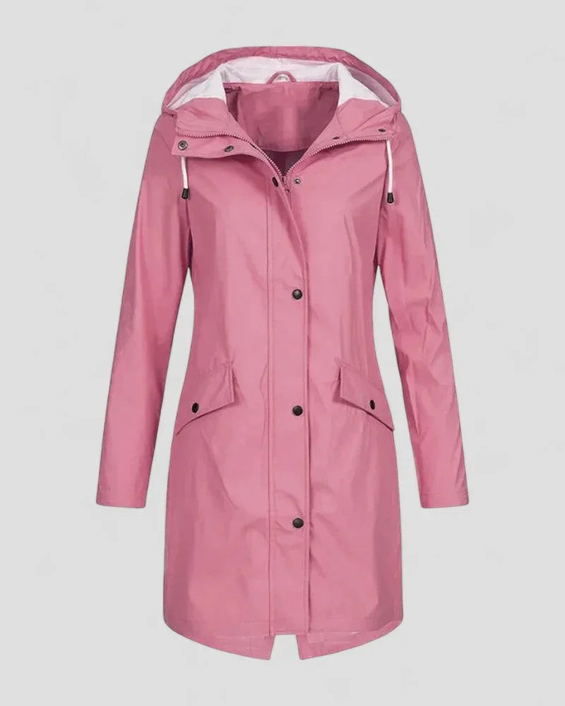 Women's Waterproof Hooded Rain Jacket