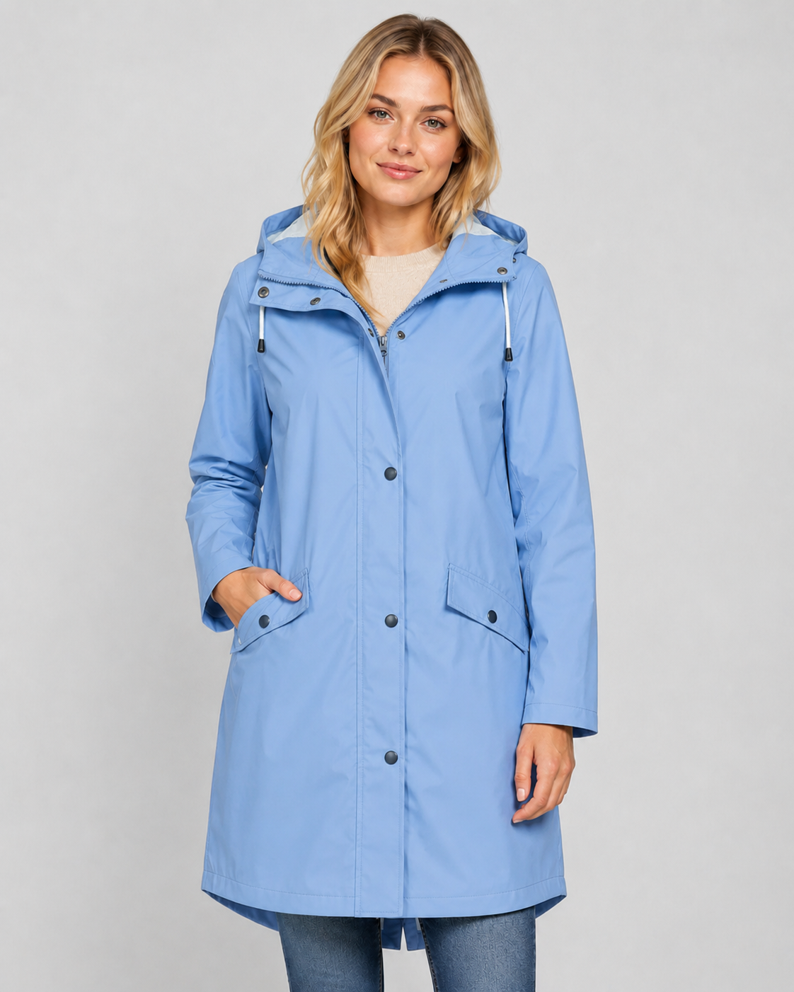 Women's Waterproof Hooded Rain Jacket