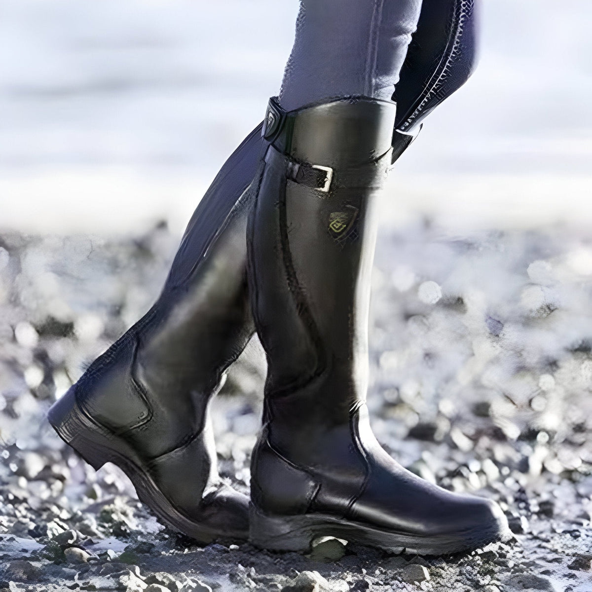 Women's Waterproof Knee-High Boots with Non-Slip Sole