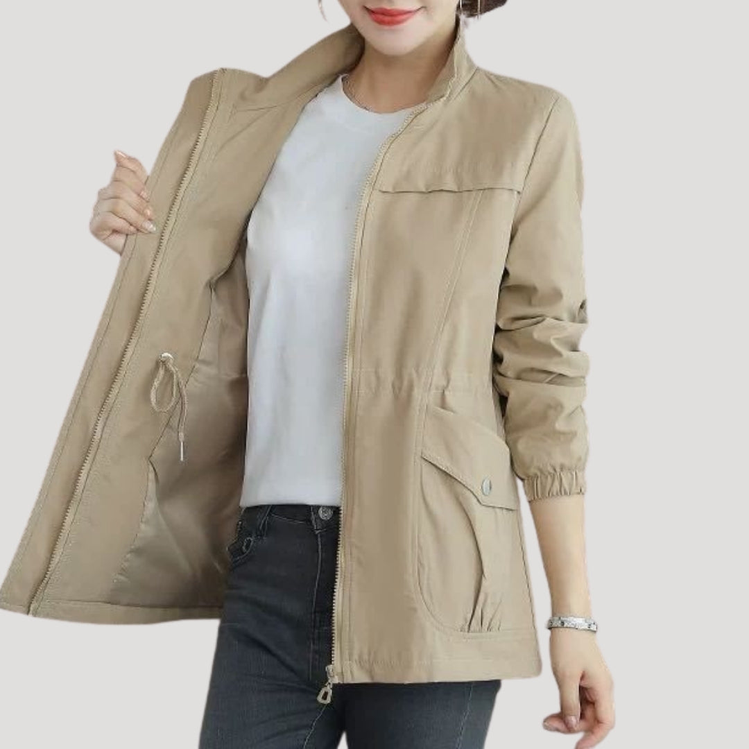 Women's Waterproof Lightweight Spring Windbreaker