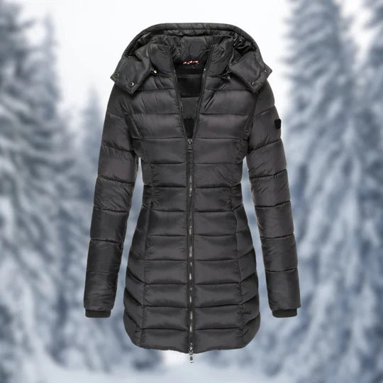 Women's Waterproof Mid-Length Winter Coat