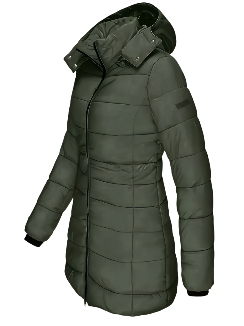 Women's Waterproof Mid-Length Winter Coat
