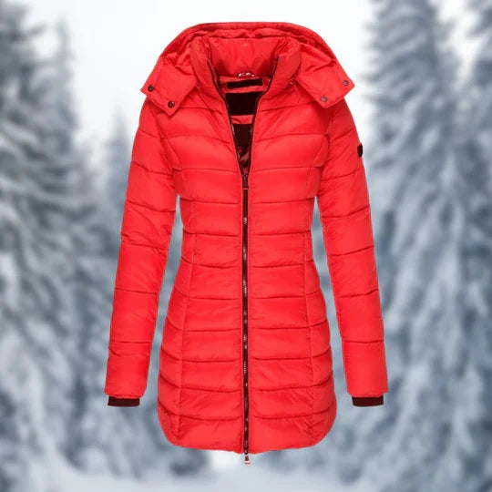 Women's Waterproof Mid-Length Winter Coat