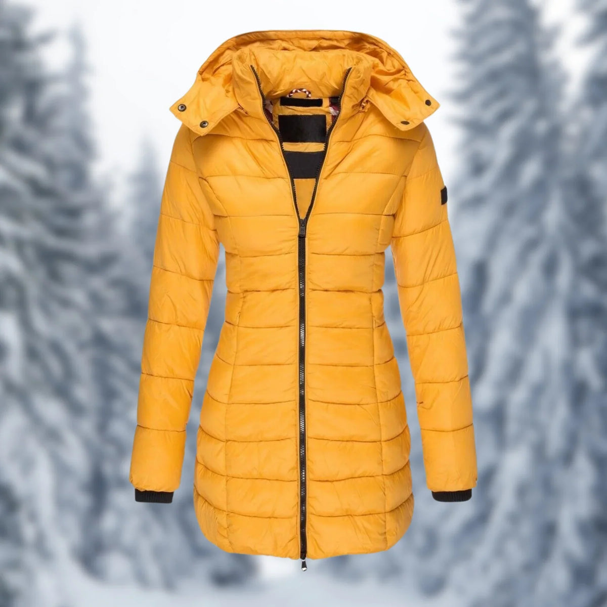 Women's Waterproof Mid-Length Winter Coat