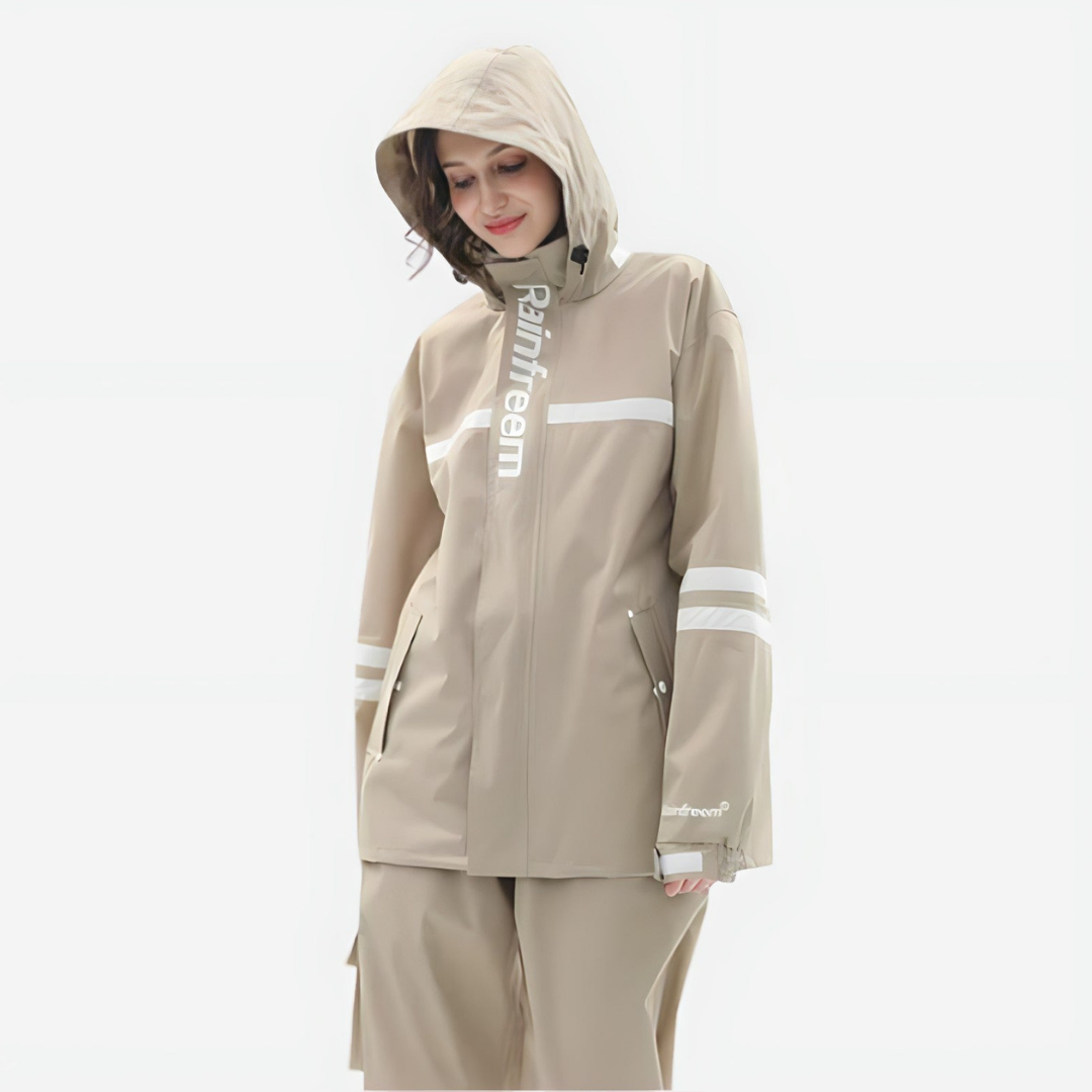 Women's Waterproof Rain Suit - Lightweight & Breathable