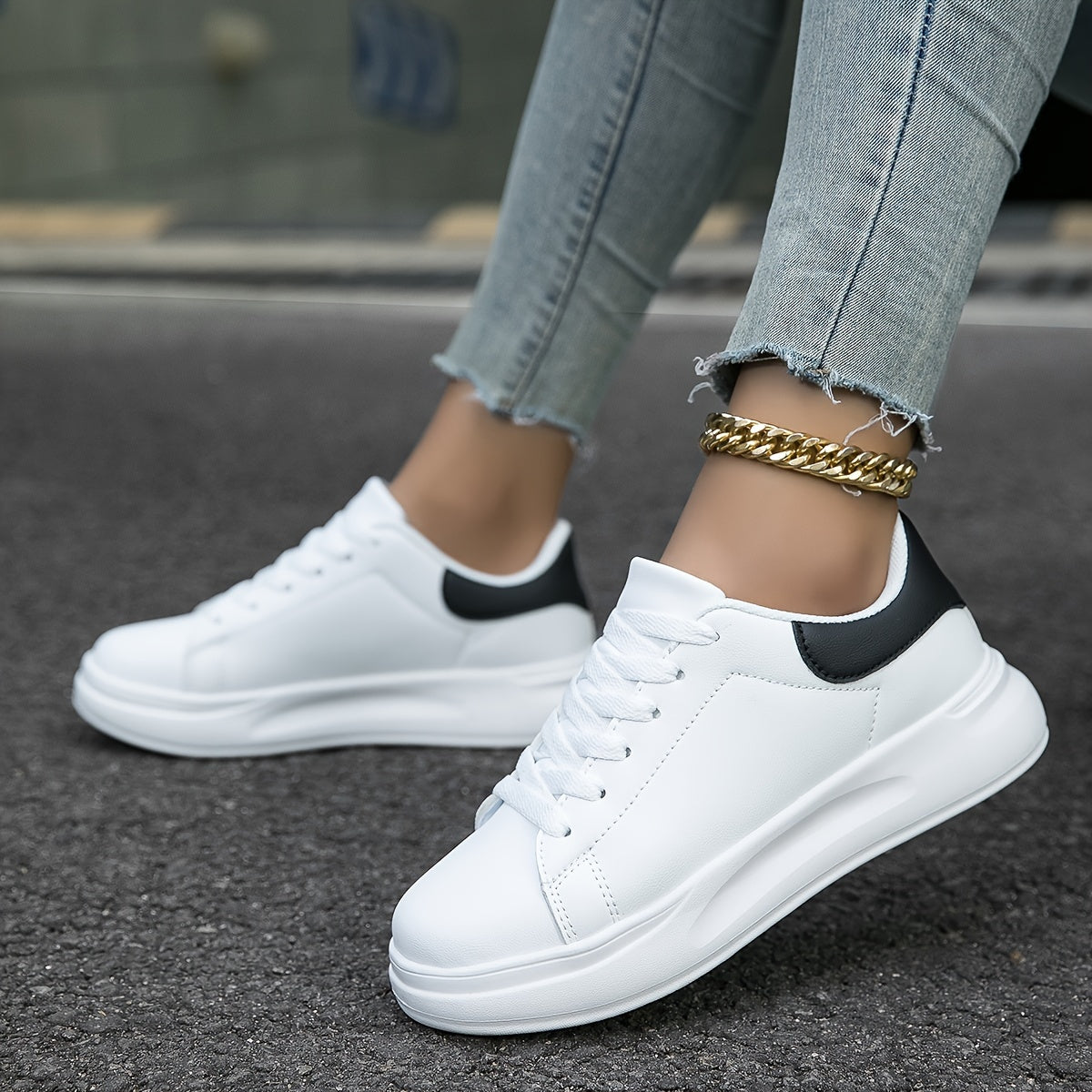 Women's White Sneakers