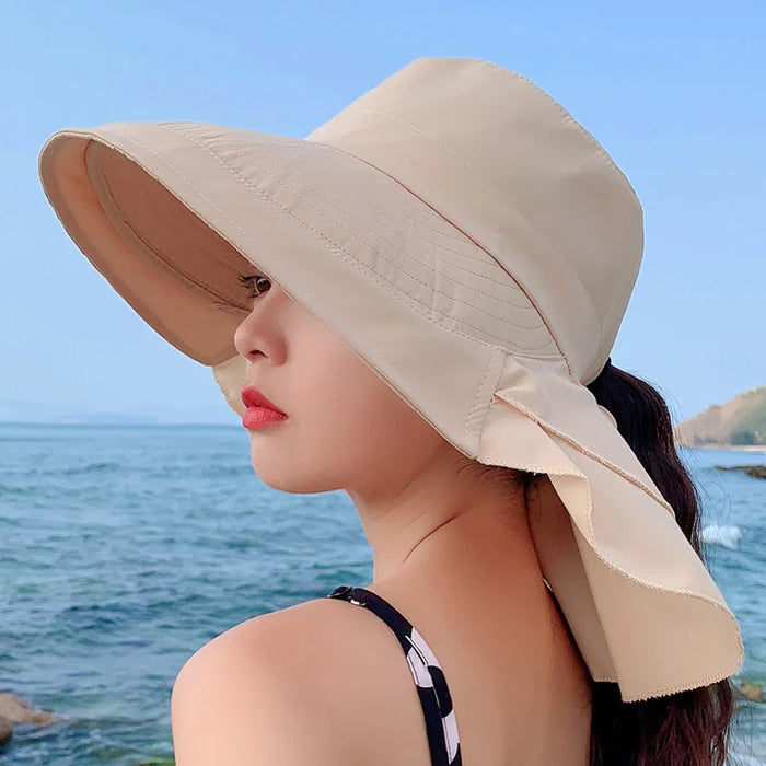 Women's Wide Brim Sun Hat with UV Protection