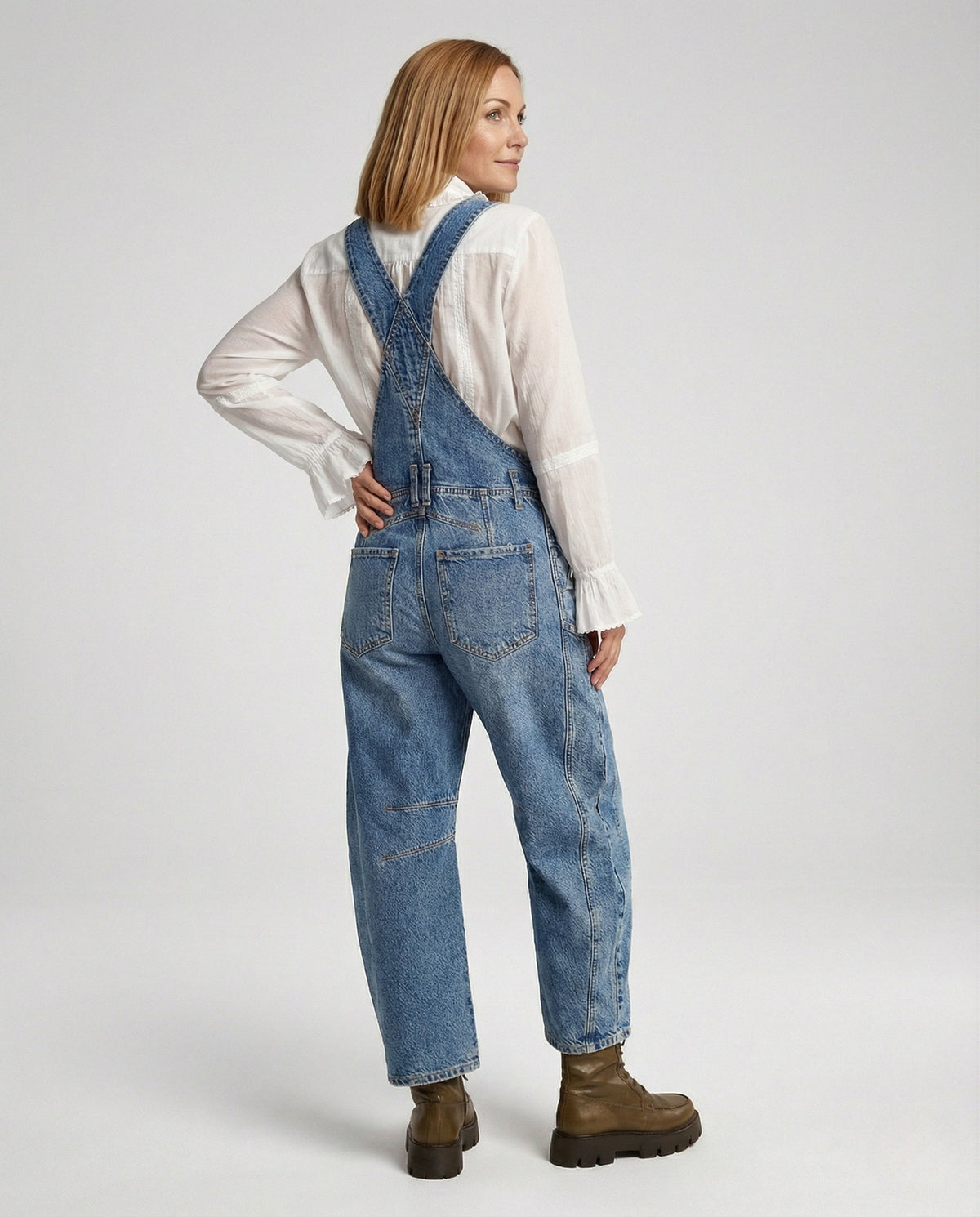 Women's Wide-Leg Overalls