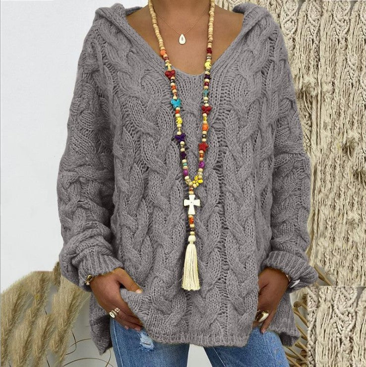Women's Winter Hooded Sweater