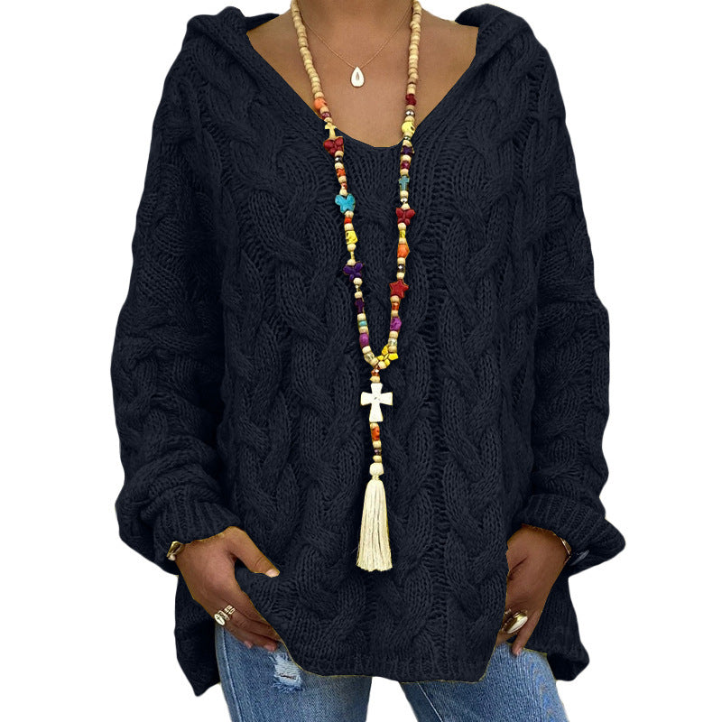 Women's Winter Hooded Sweater