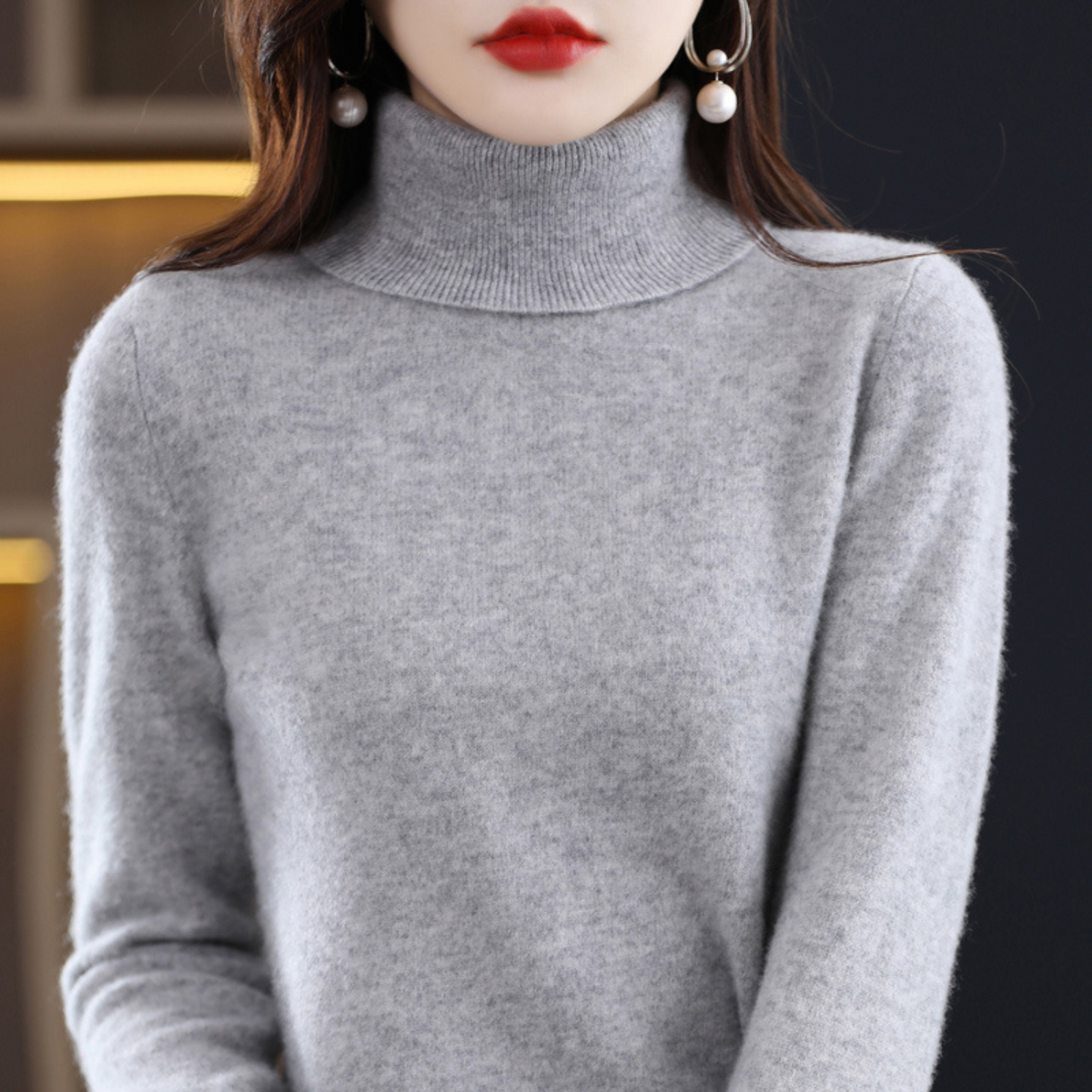 Women's Winter Turtleneck Sweater