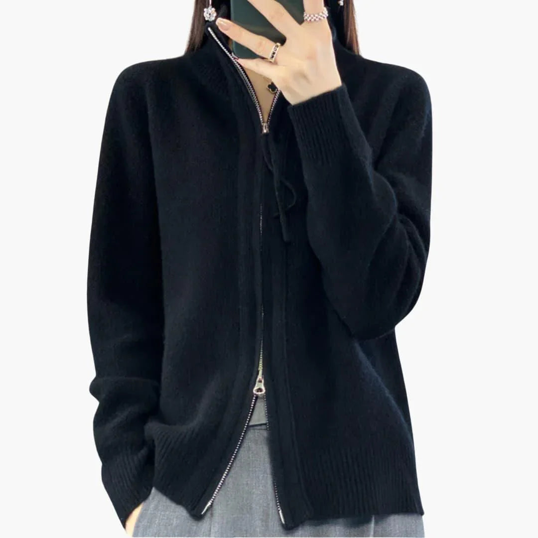 Women's Zip-Up Cardigan