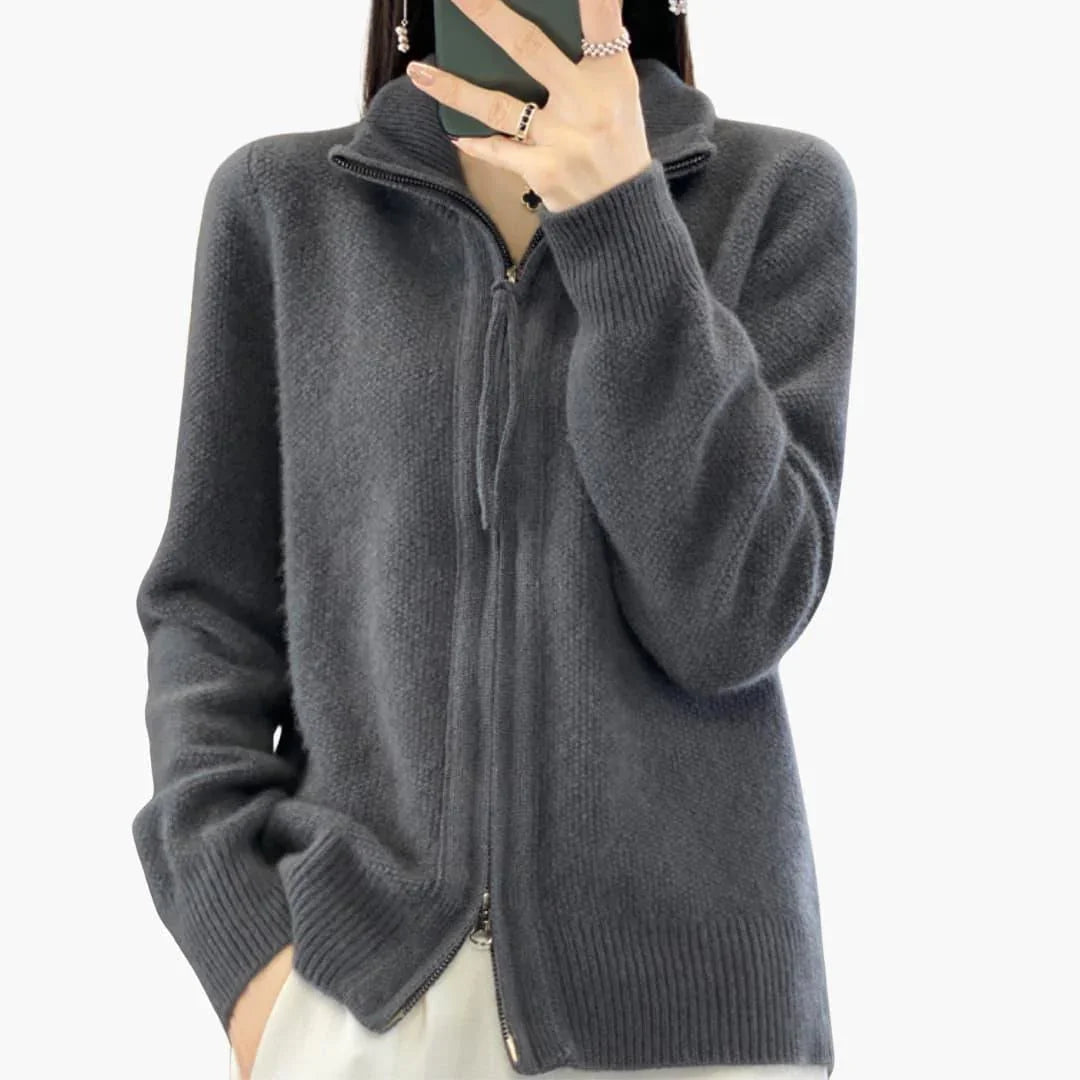 Women's Zip-Up Cardigan