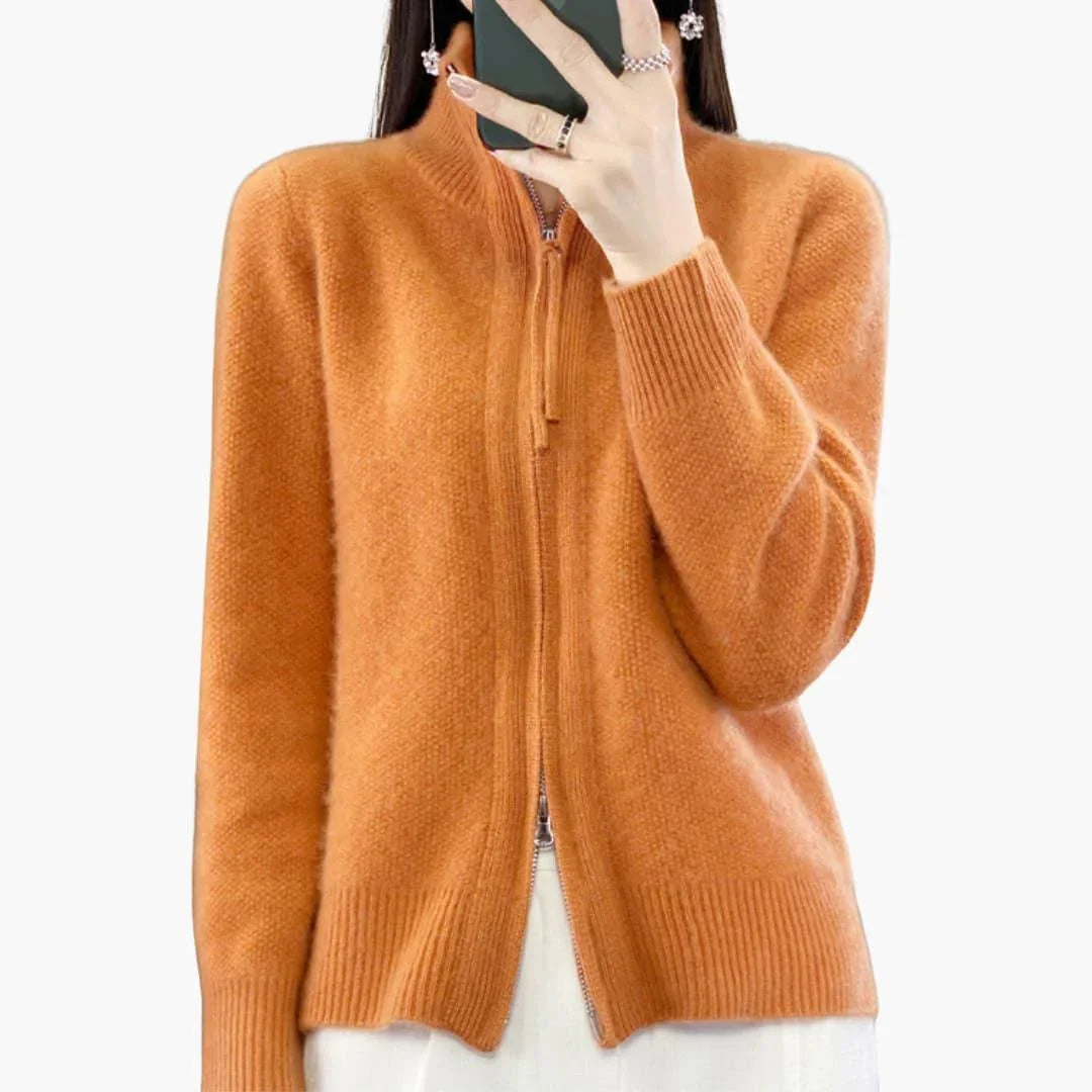 Women's Zip-Up Cardigan