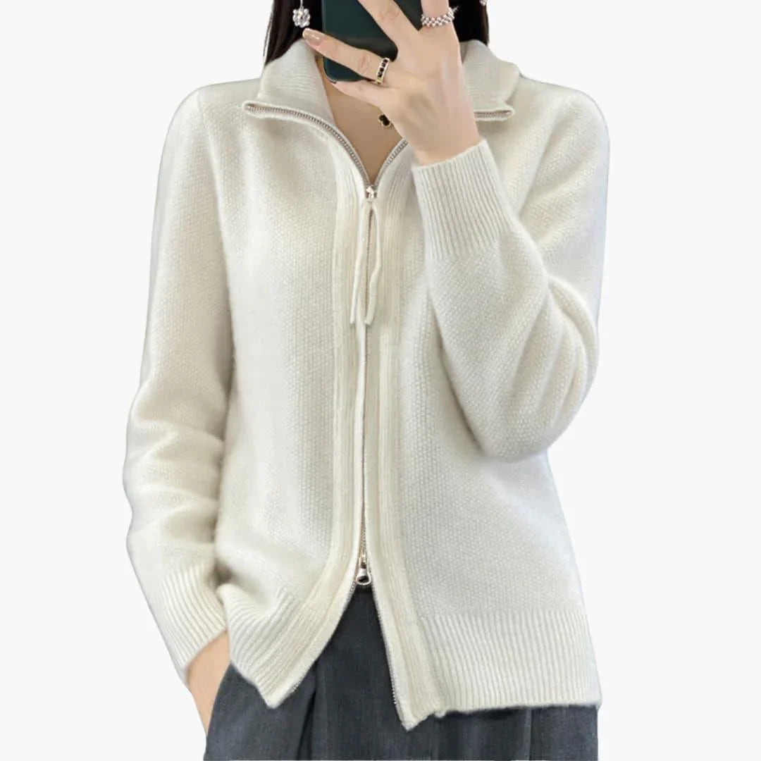 Women's Zip-Up Cardigan