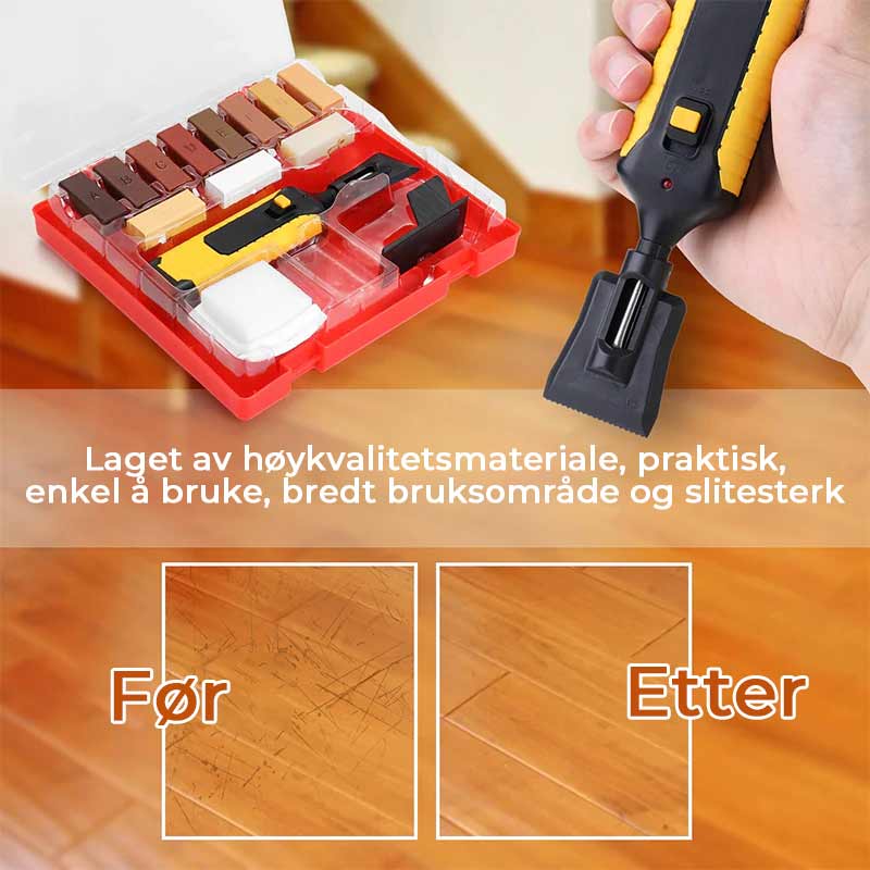 Wood Floor and Furniture Repair Kit - Scratches and Damage