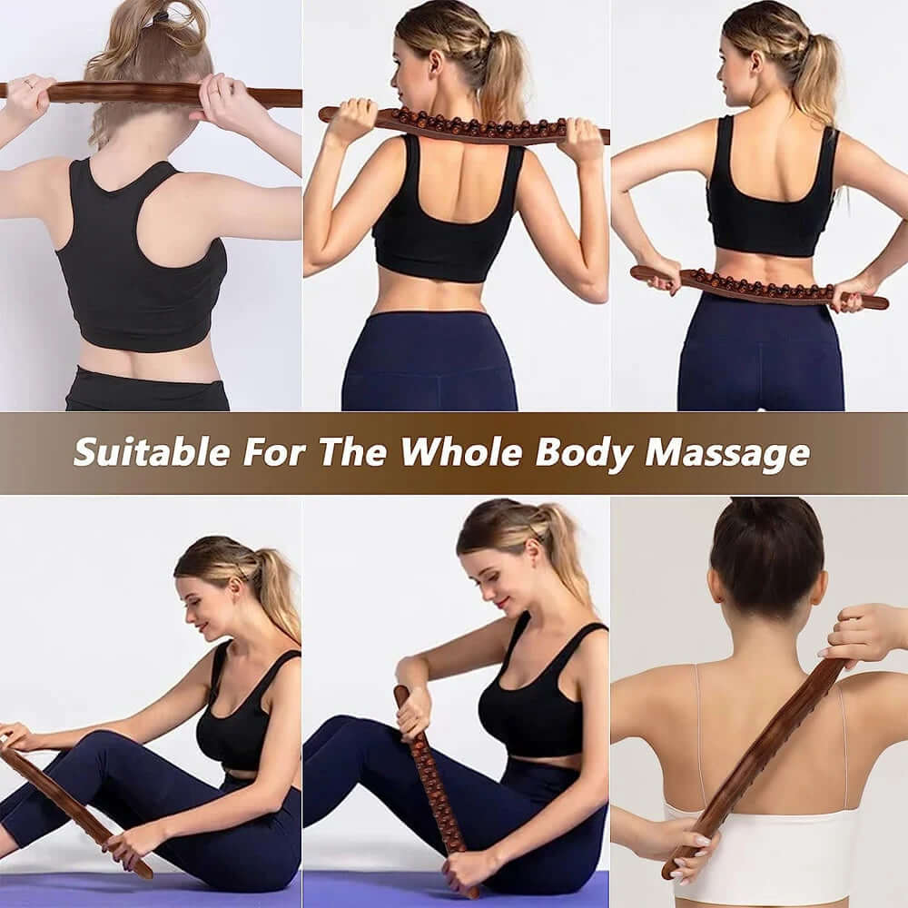 Wooden Gua Sha Massage Stick