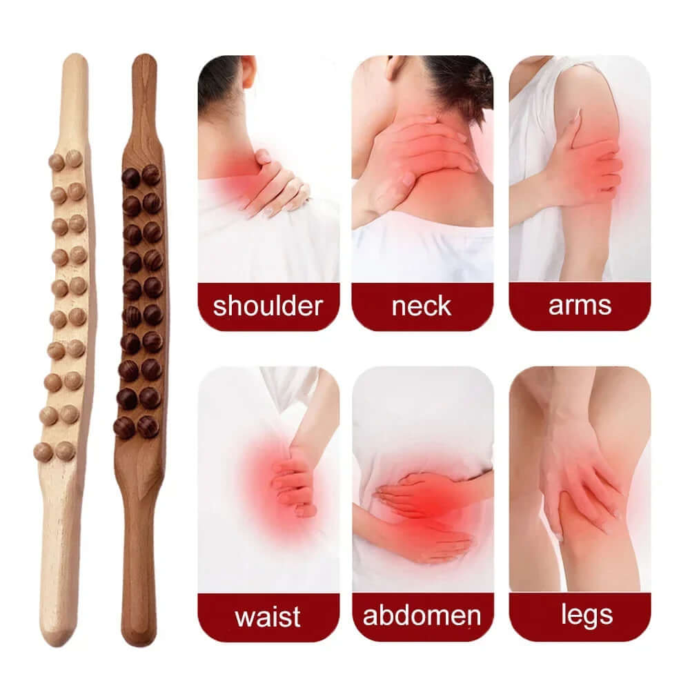 Wooden Gua Sha Massage Stick
