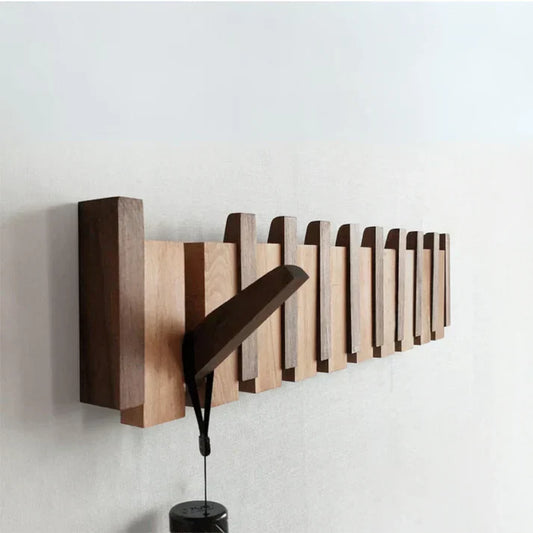 Wooden Piano Coat Rack