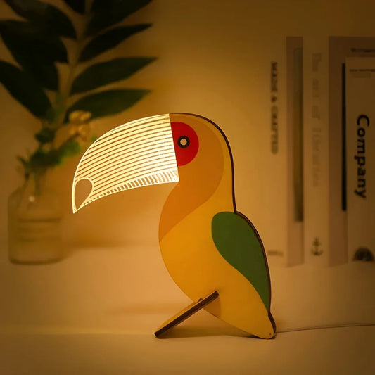 Wooden Table Lamp