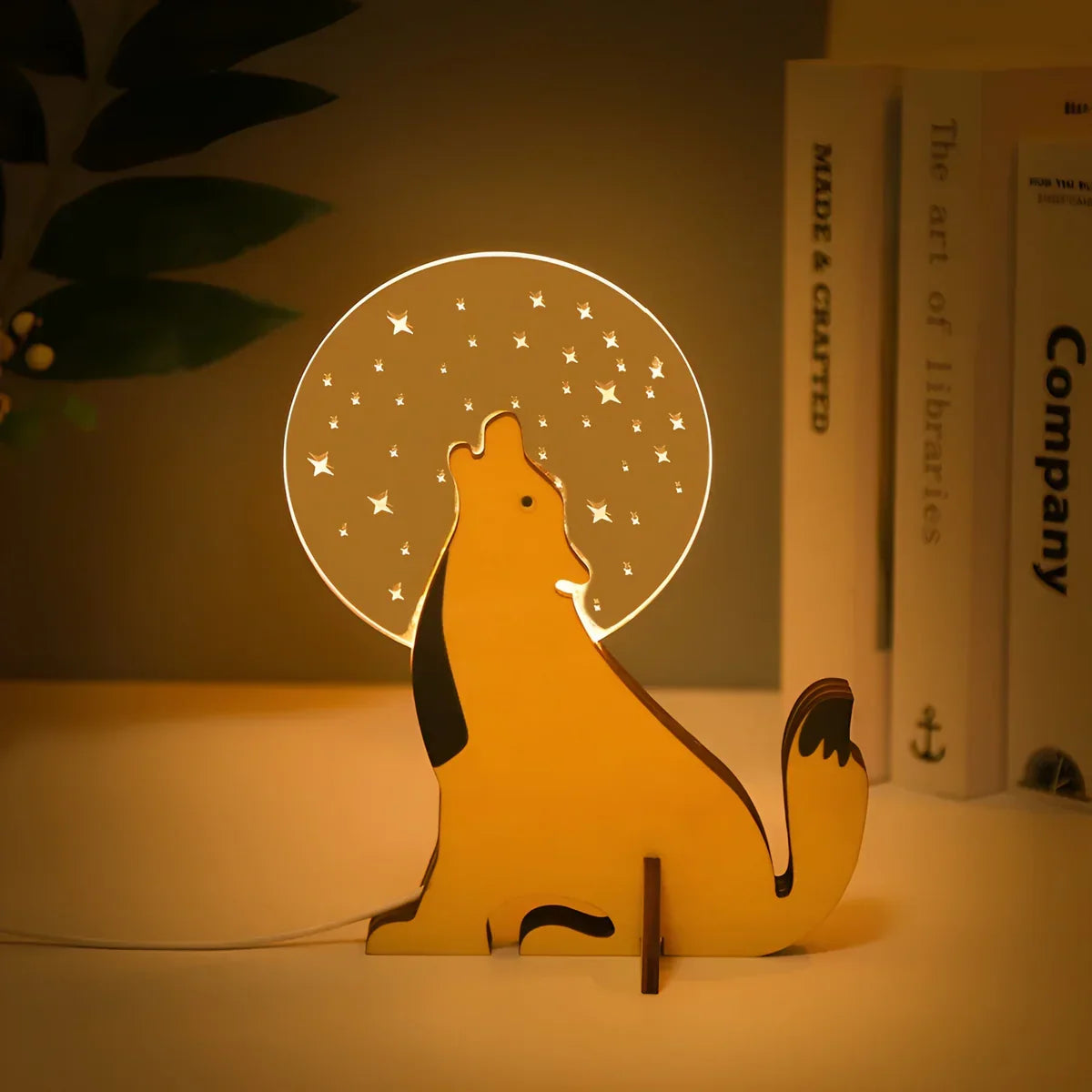 Wooden Table Lamp