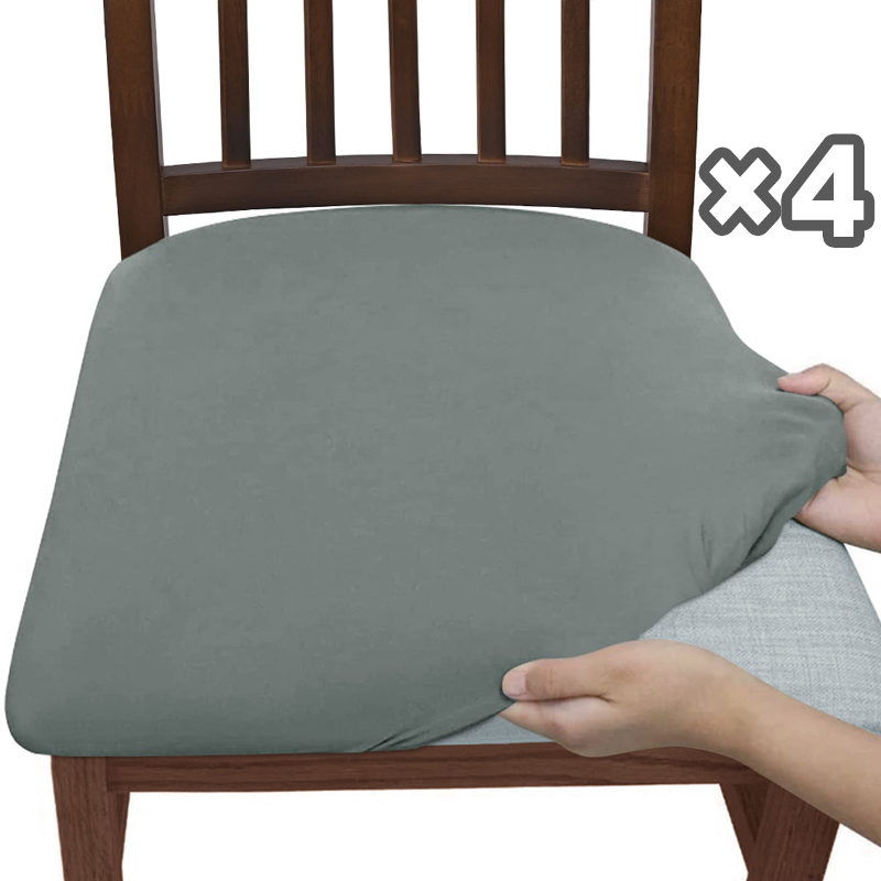 Wrinkle-Free Dining Chair Seat Cover