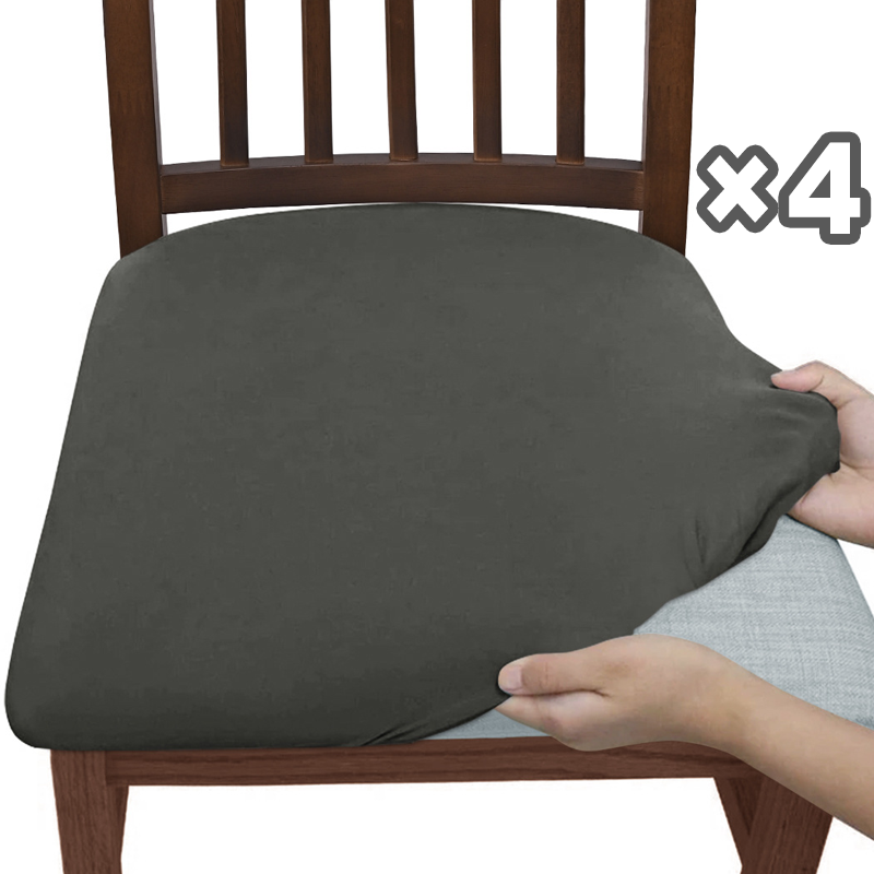Wrinkle-Free Dining Chair Seat Cover