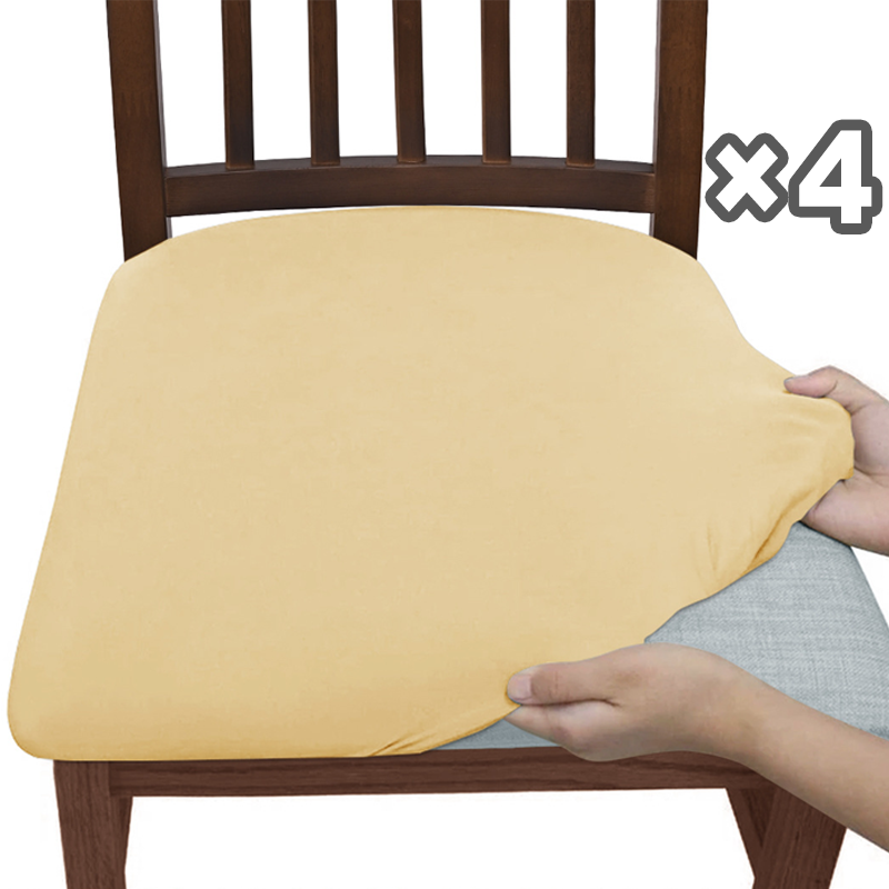 Wrinkle-Free Dining Chair Seat Cover