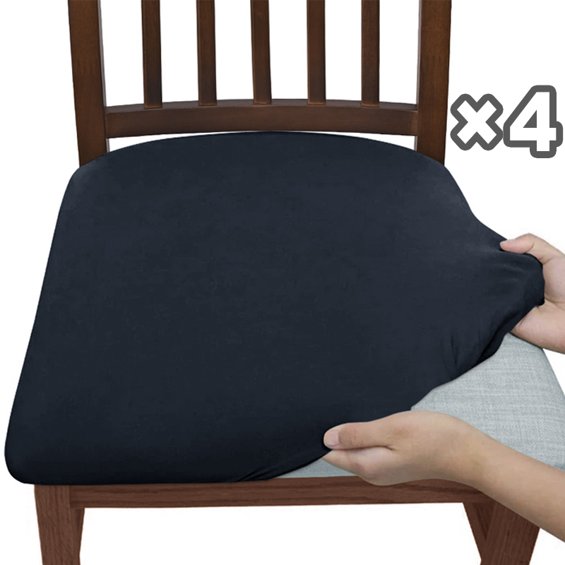 Wrinkle-Free Dining Chair Seat Cover