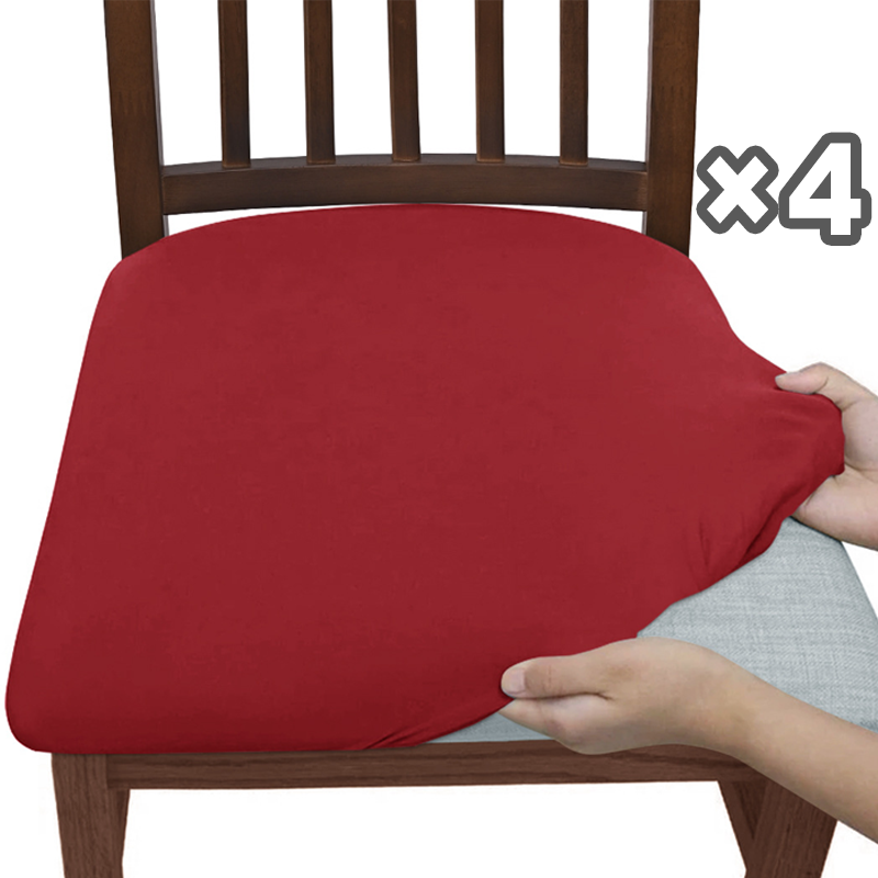 Wrinkle-Free Dining Chair Seat Cover