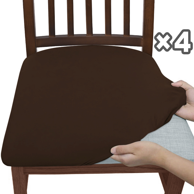 Wrinkle-Free Dining Chair Seat Cover