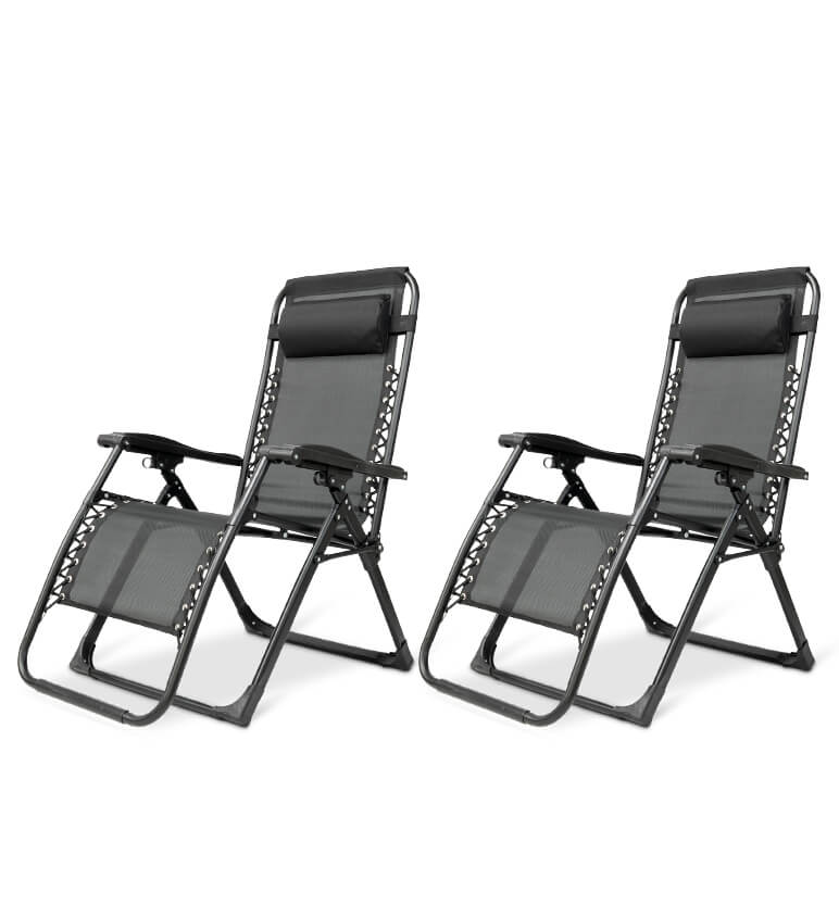 Zero Gravity Folding Chair with Adjustable Headrest