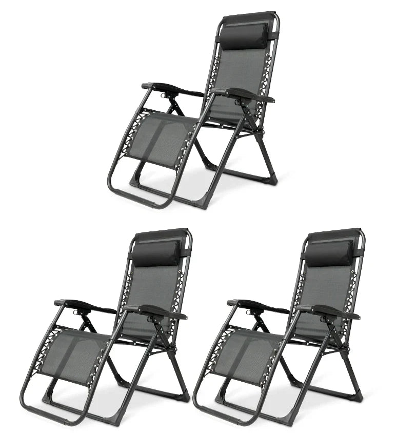 Zero Gravity Folding Chair with Adjustable Headrest