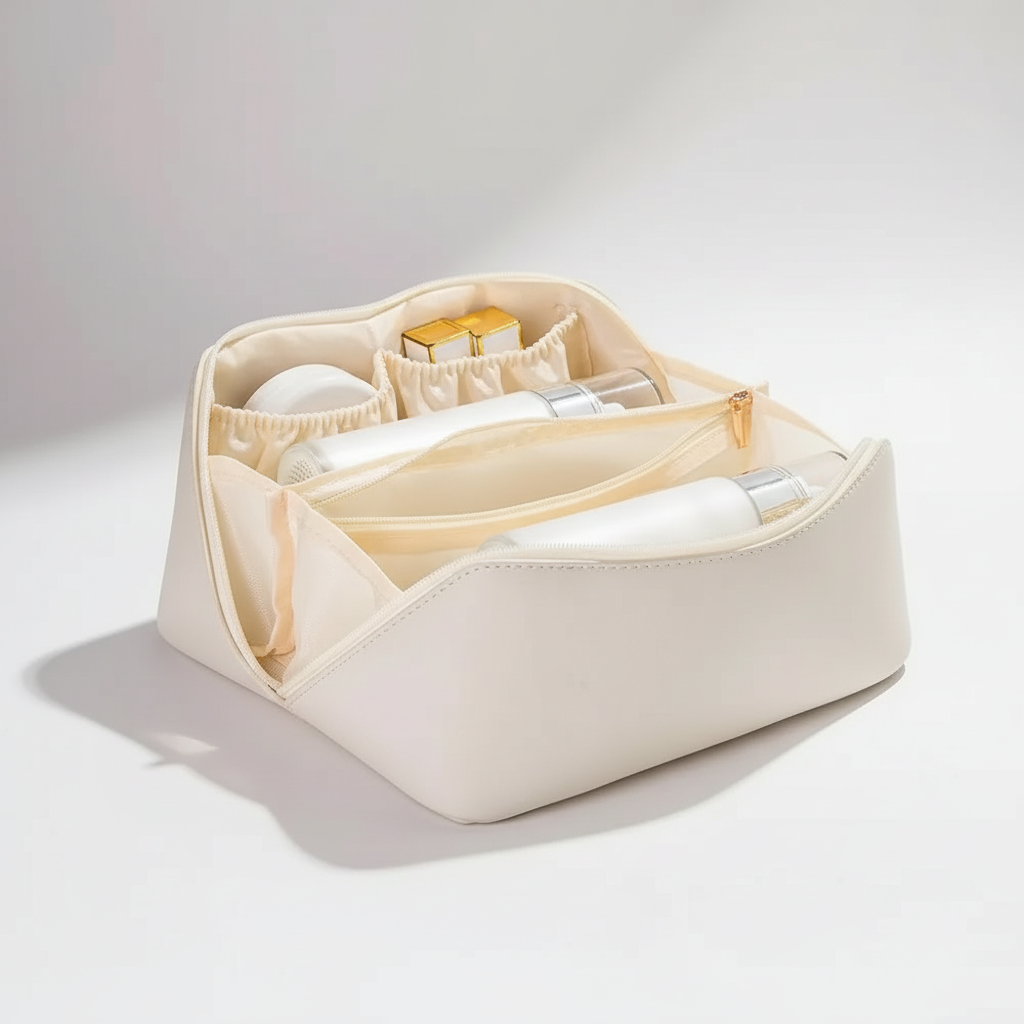 Zip-Top Travel Makeup Bag