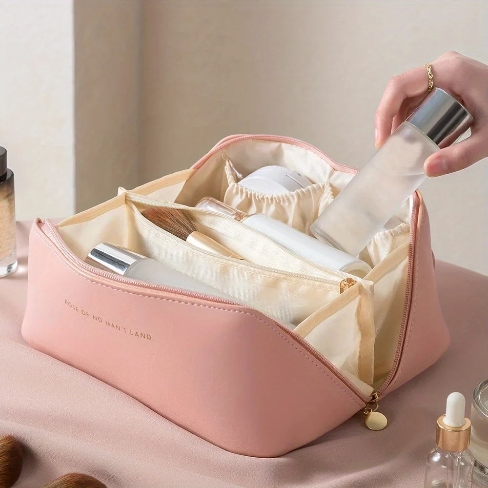 Zip-Top Travel Makeup Bag